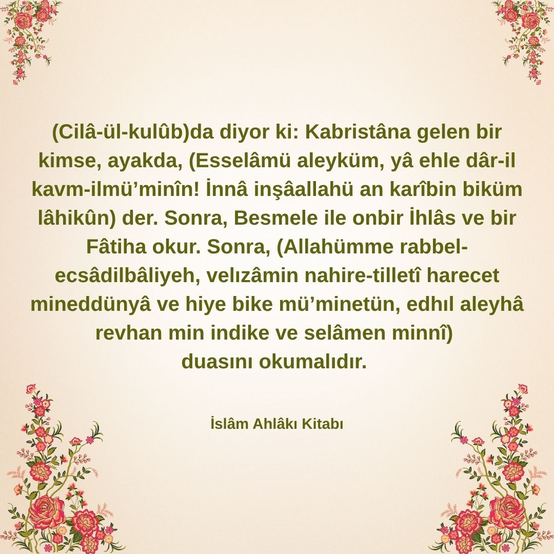 Kabristanda okunacak dua (1)